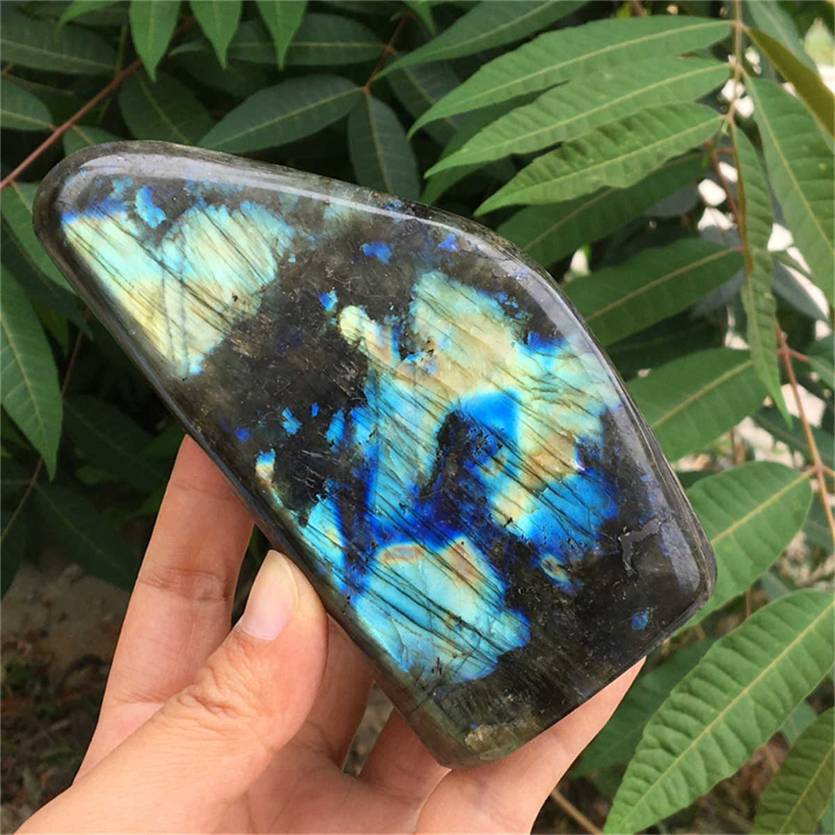 760g Natural Labradorite Mineral Quartz Crystal Mineral Reiki healing