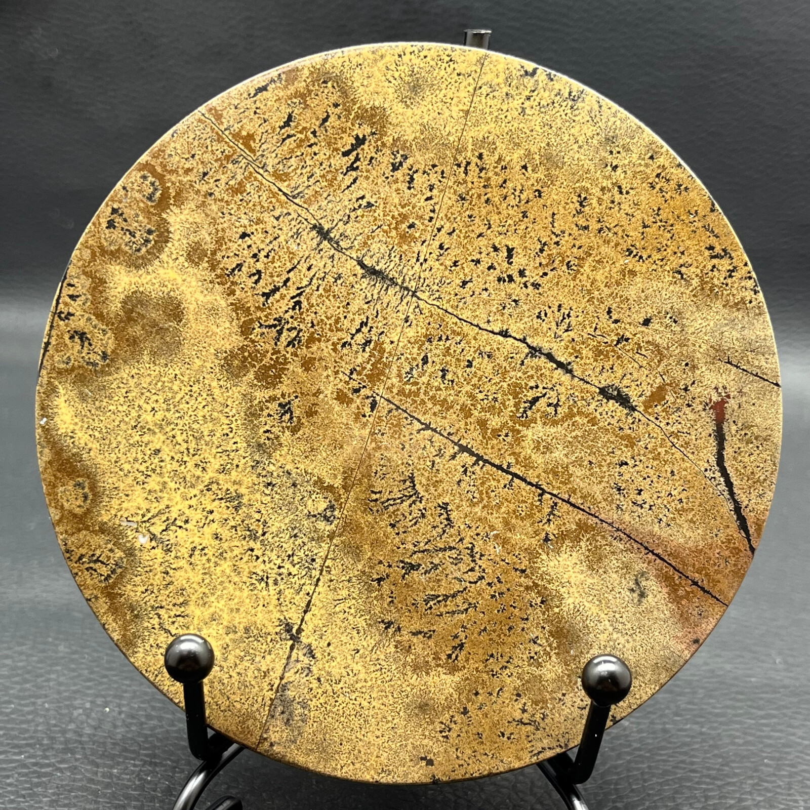 129G Natural Chinese painting stone crystal ornaments for home decoration L6