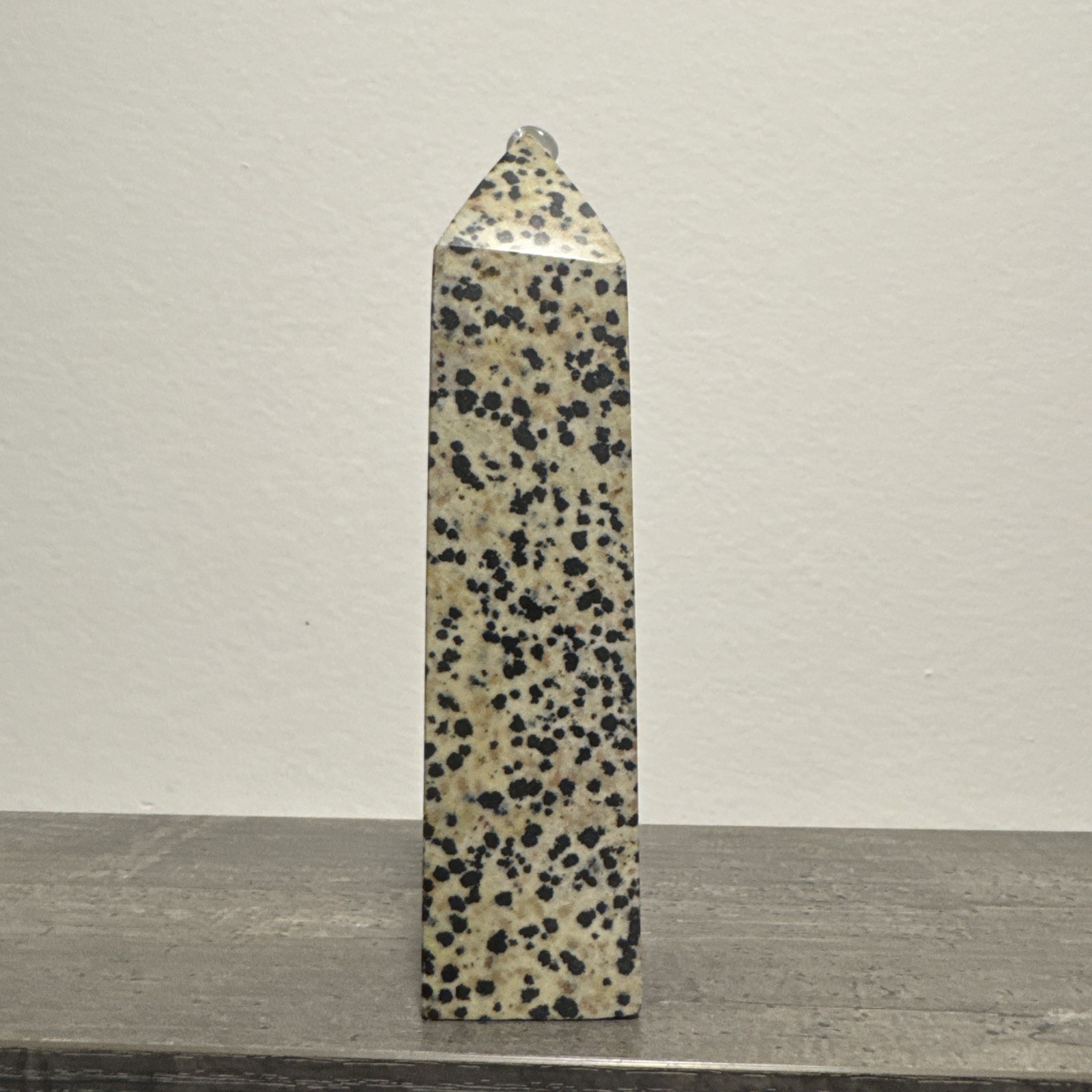 Dalmatian Jasper Crystal Tower 277 Grams 5.25”