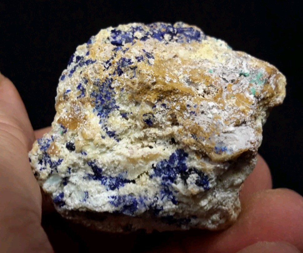 12 Piece AZURITE with QUARTZ and FLUORITE from Sierra Rica, Chihuahua, Mexico