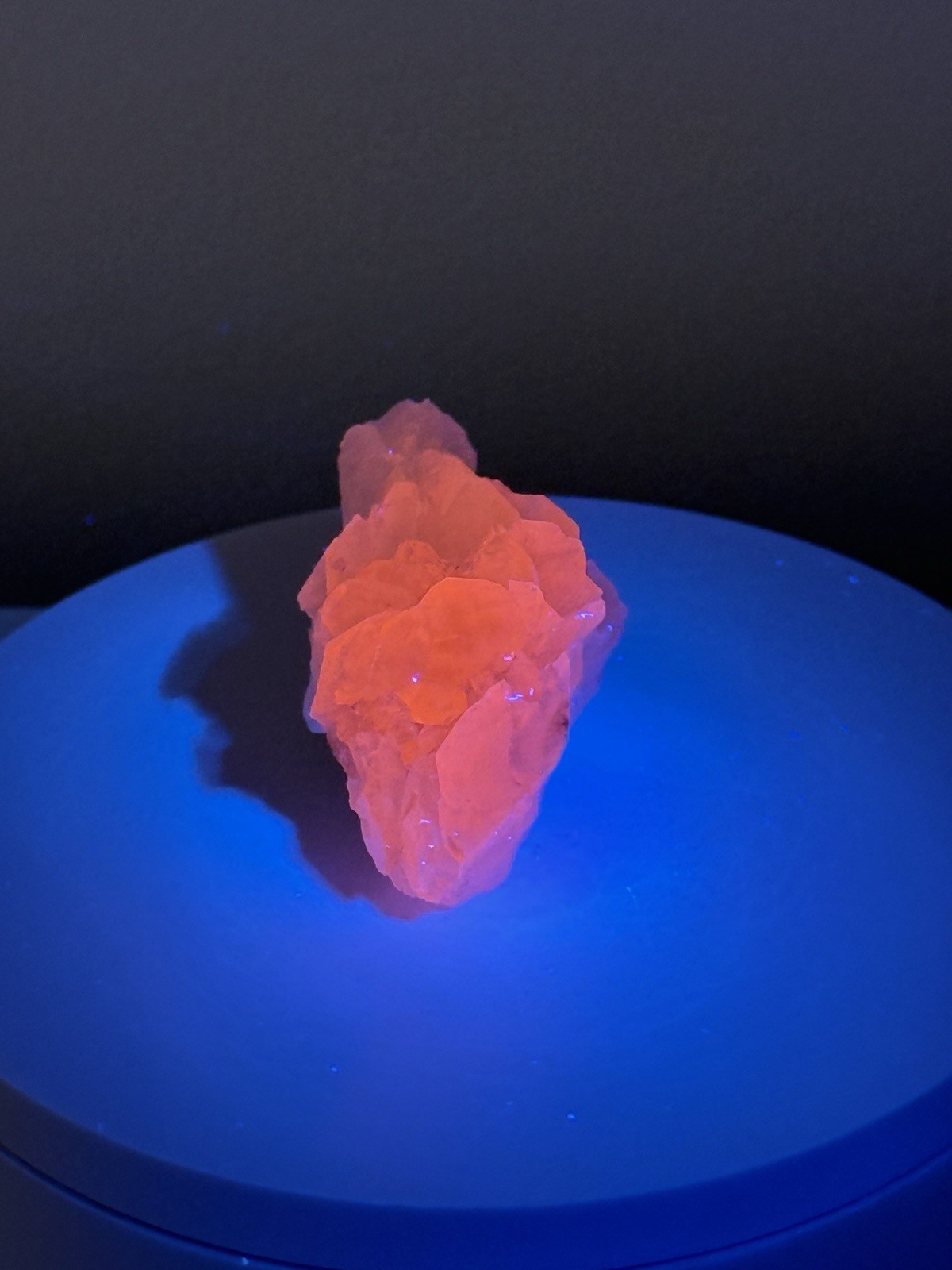 RADIANT Calcite Crystal Cluster Fluorescent Mineral Specimen – China