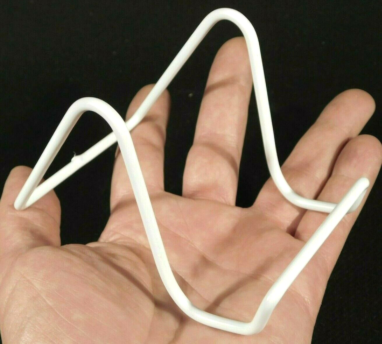 Easel Display Stand Metal Small Size White Color Vinyl Coated