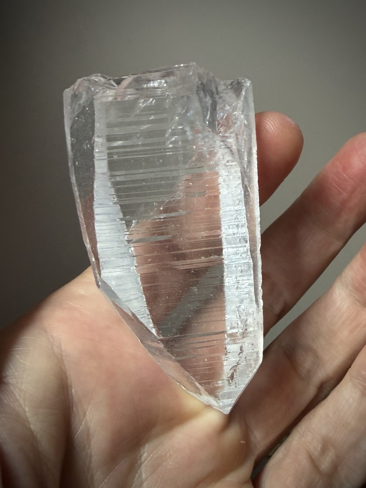 Lemurian Quartz Crystal Optical Quartz Self Healed Quartz Brazil Crystal