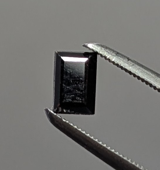 Faceted Rutile 0.49ct Baguette