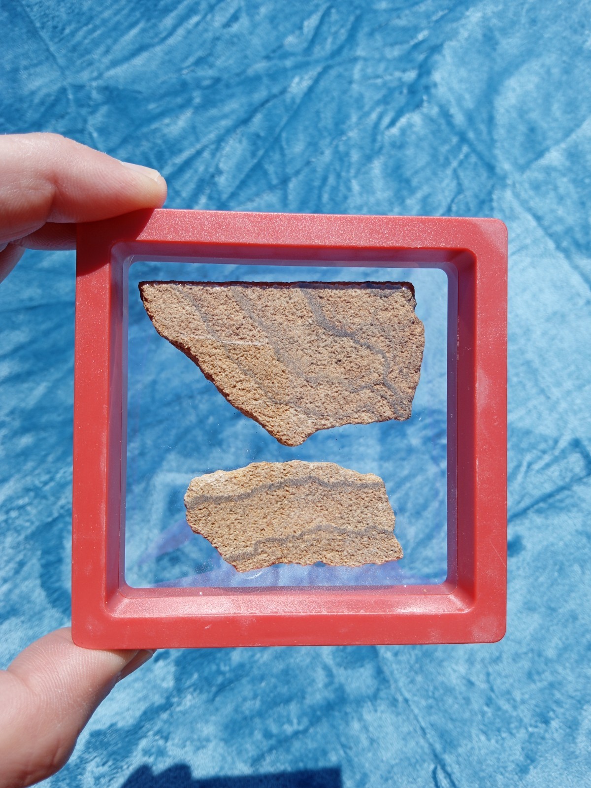 2 Colorful Display Boxes of Picture Desert 🏜️ Sandstone! Beautiful Patterns! D5