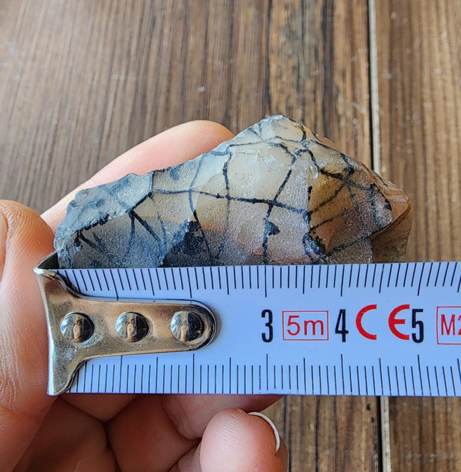 1.44 oz (41 gr) Spider Web Agate, Rare Agate, Unique Agate, Agate Specimen, 玛瑙