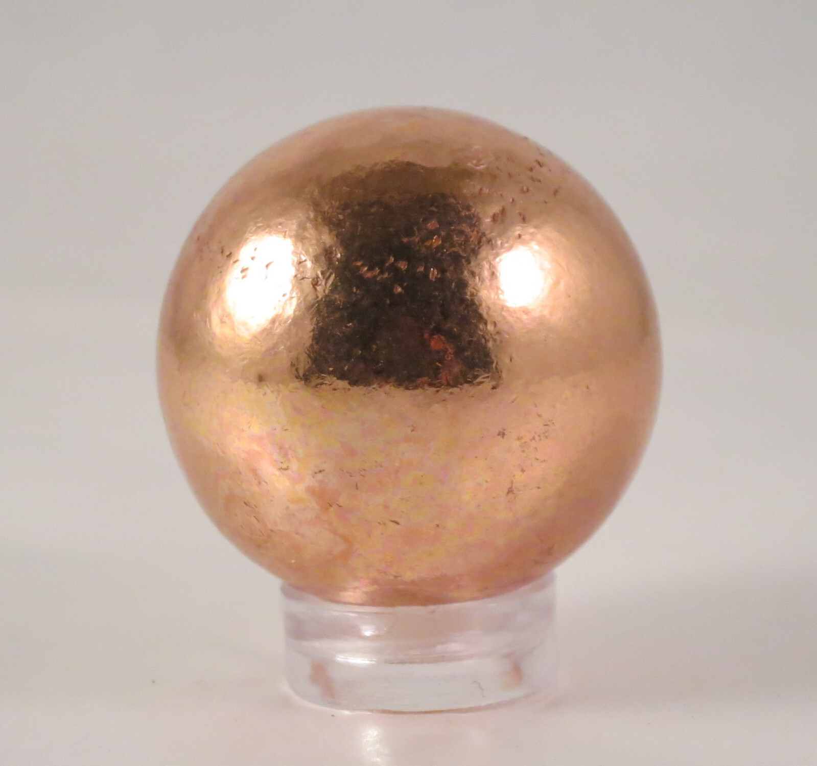 1.2 Inch Solid COPPER SPHERE With Stand – MICHIGAN