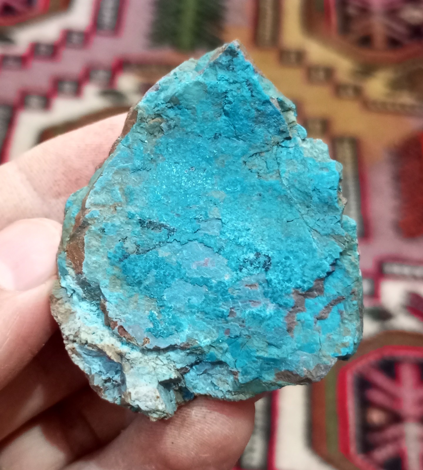 Gorgeous Colors Blue Laterite Cobalt Ore