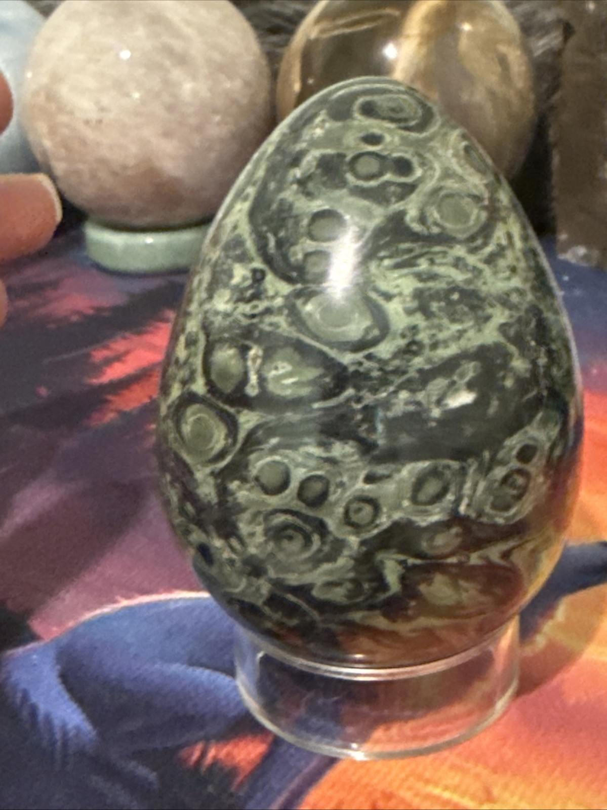 Natural Kambaba Jasper Egg (No Stand)
