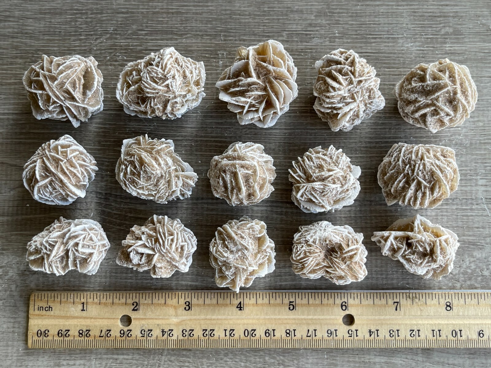 Desert Rose Selenite, 1.25-1.5 Inch Desert Gypsum Rose, Wholesale Bulk Lot