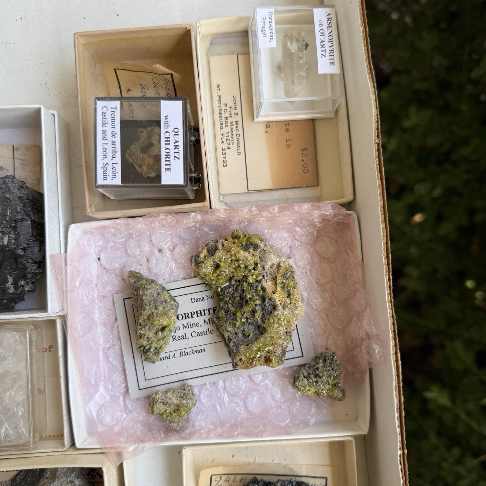Lot of 14+ Spain & Portugal Minerals, Pyromorphite, Azurite, Lithiophilite+