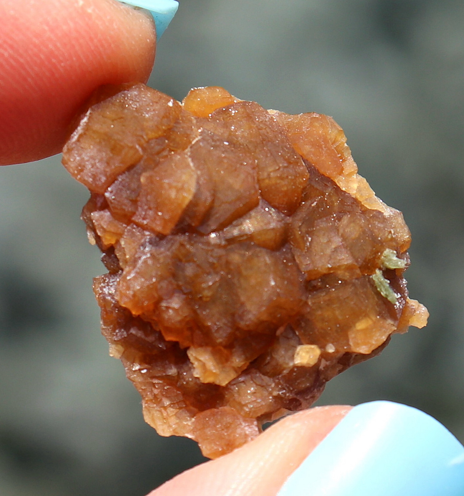 Andradite Garnet Gemmy Golden Brown From Dal’negorsk Russia 2.7 Cm’s