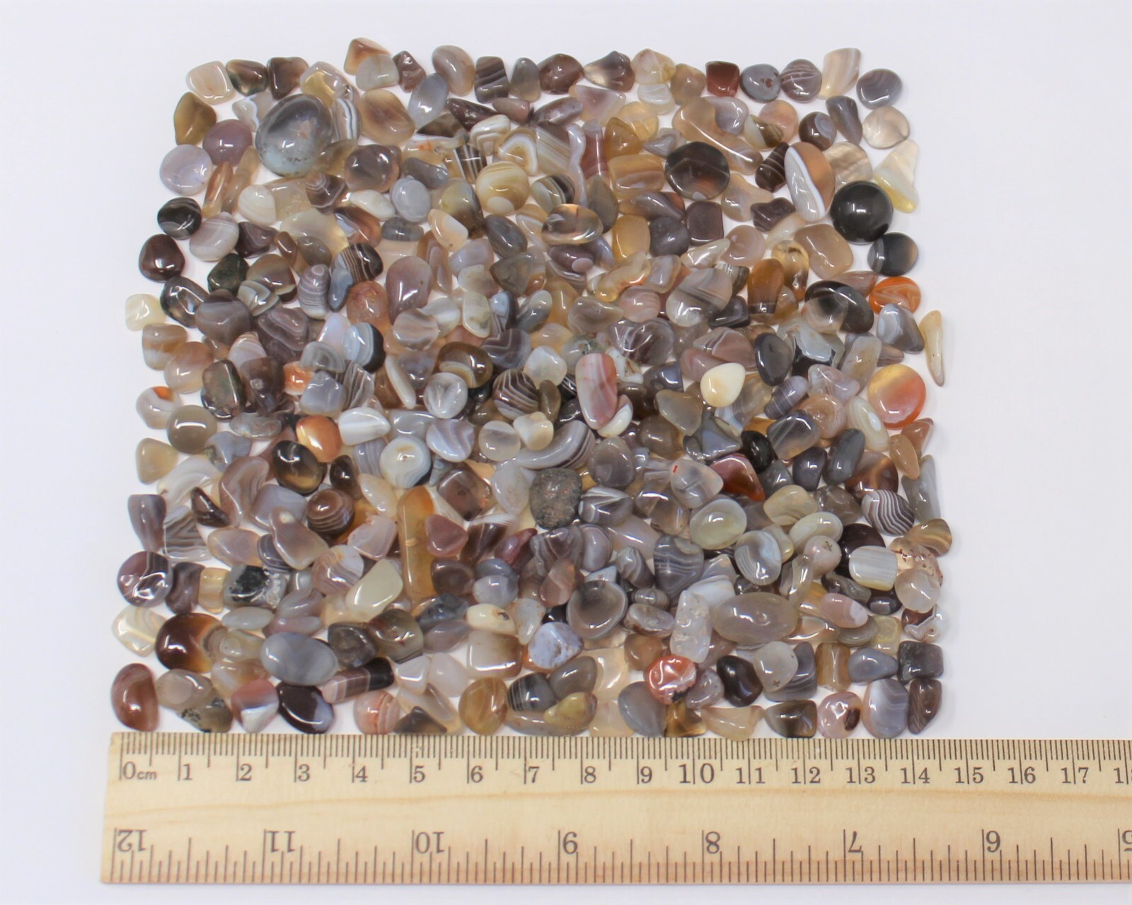 Botswana Agate Semi Tumbled Gemstone Mini Chips 5-15 mm Wholesale Bulk Lots