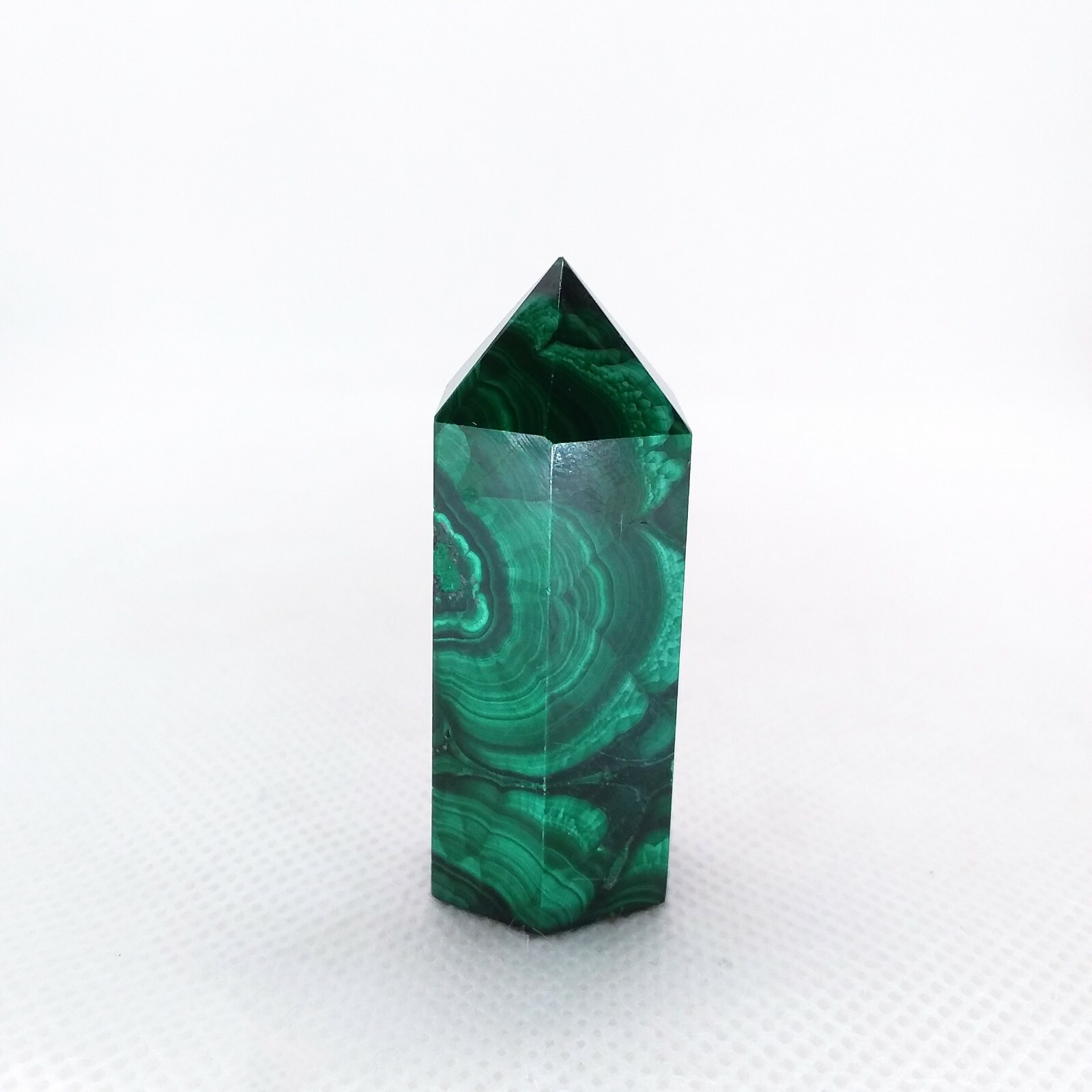 Malachite, 1 7/8″, point, tower, specimen, display, gemstone, #R-2806