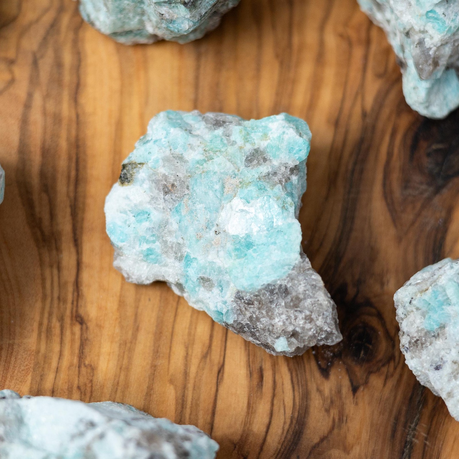 Amazonite Raw Stone Natural Crystal Rough Mineral Specimen Decor Gift 1-1.5″