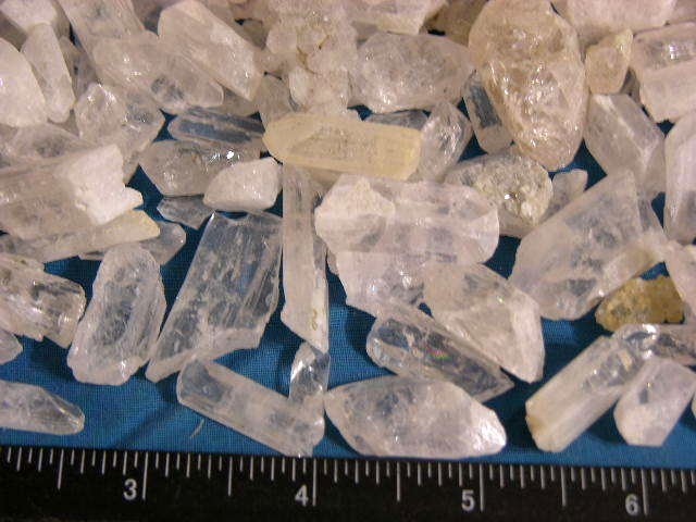 Danburite crystal specimens all natural Durango,Mexico 125 carat lots 5+ pieces