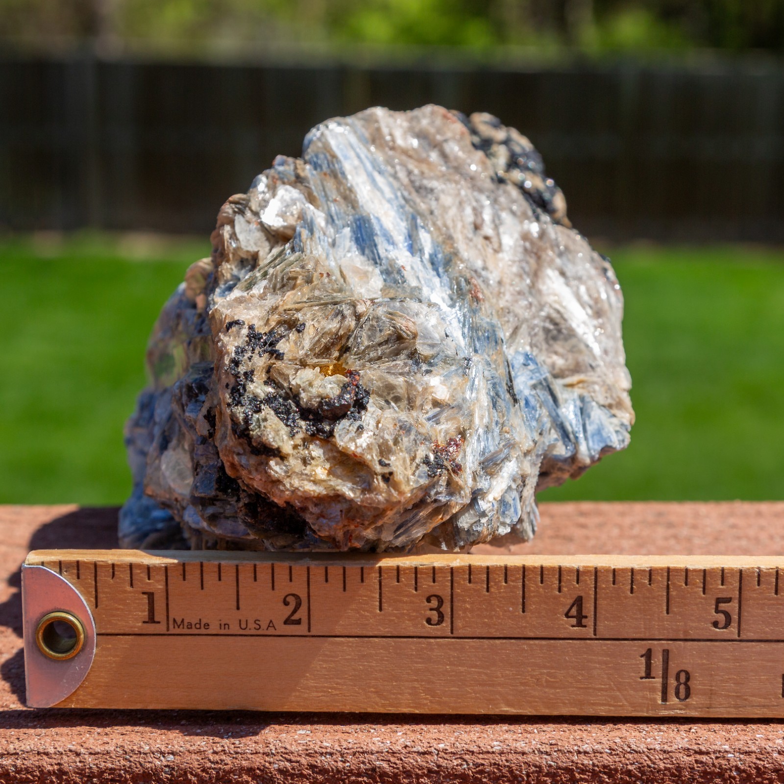 Kyanite with Quartz – 5lb 6.4oz (2449g) – Rough Specimen Crystal w/ Inclusion