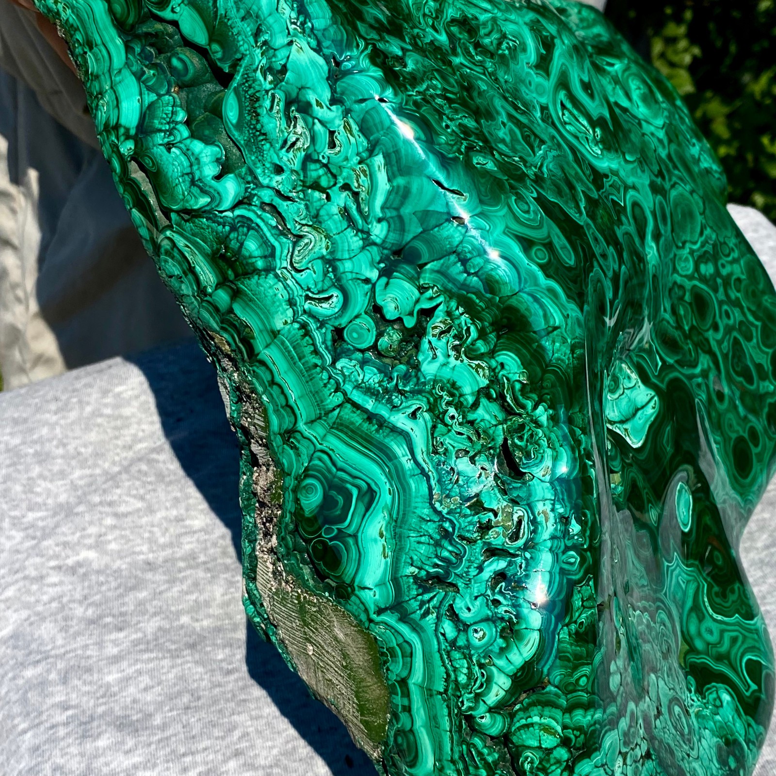 65.91LB TOP Natural Malachite crystal quartz Mineral specimen Reiki gem