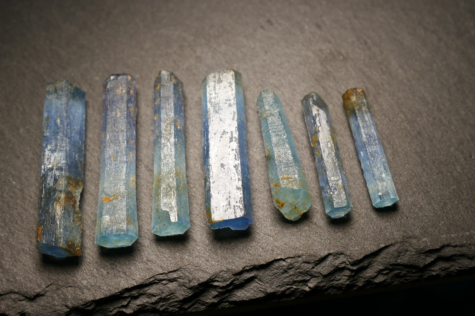 Well formed Natural Aquamarine Crystals 2.02