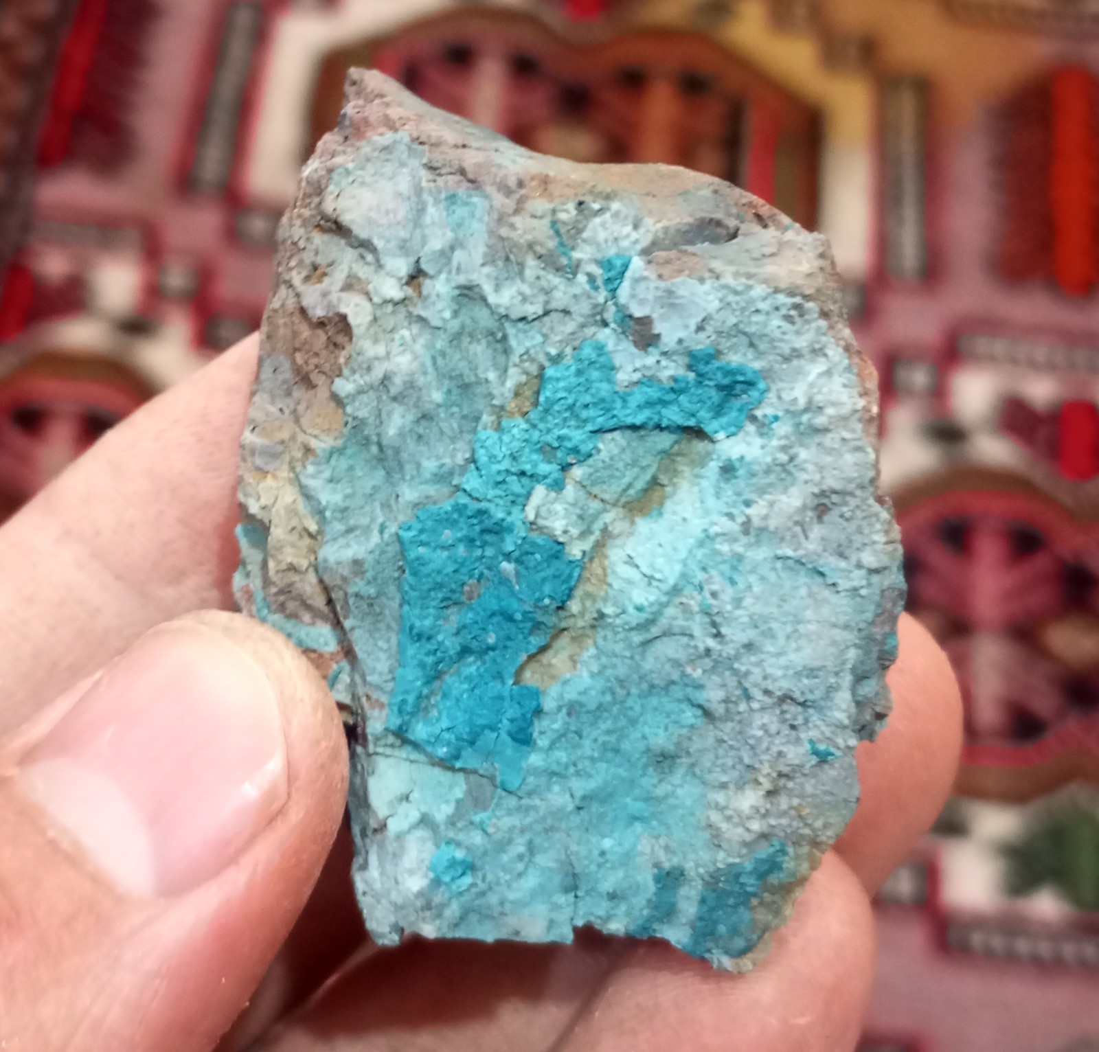 Gorgeous Colors Blue Laterite Cobalt Ore