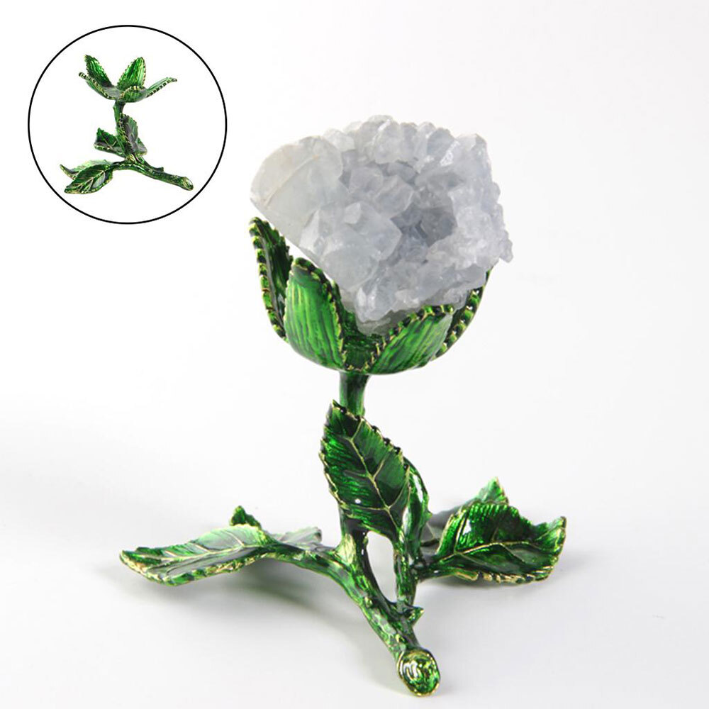 Metal Display Stand for Crystal Ball Rock Paperweight Globe Holder base