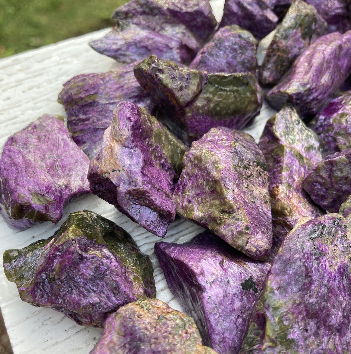 Natural STICHTITE & SERPENTINE Raw Healing Crystal Barberton South Africa 1.5-2″