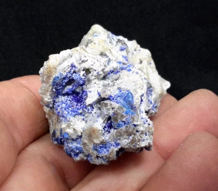 12 Piece AZURITE with QUARTZ and FLUORITE from Sierra Rica, Chihuahua, Mexico