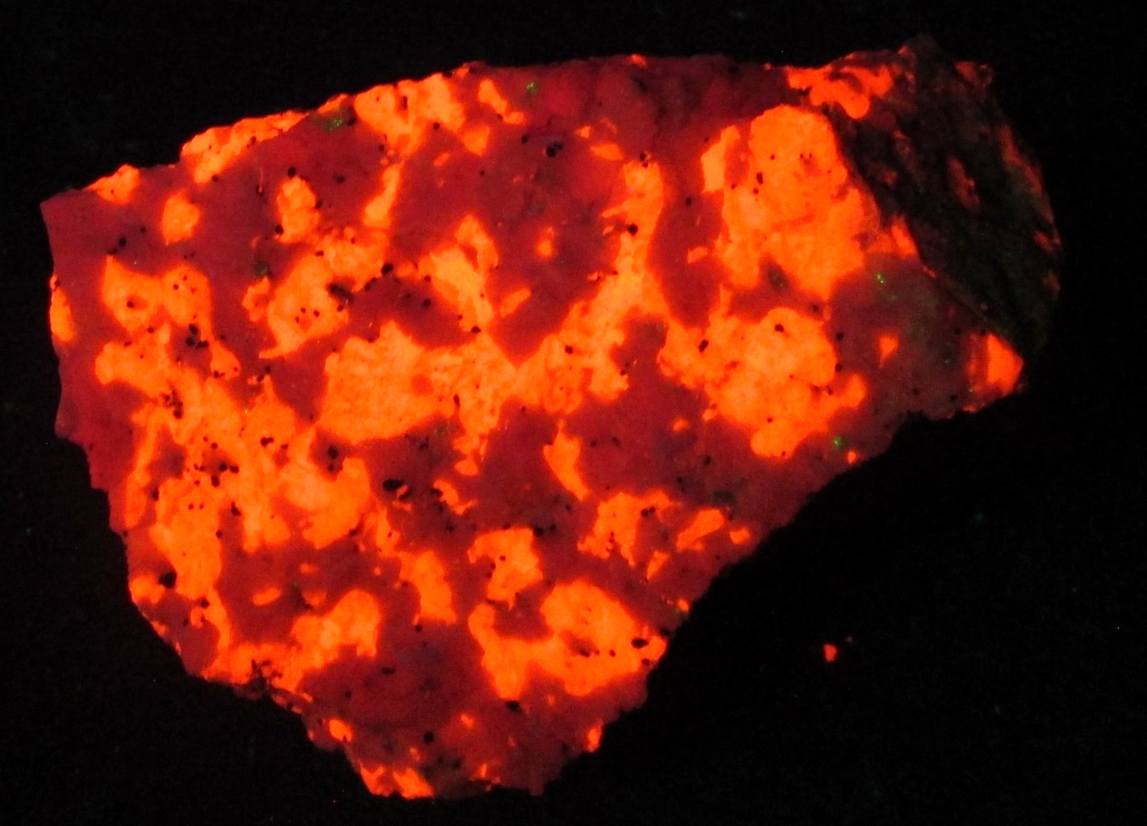 Crazy Calcite Fluorescent Mineral Sterling Hill NJ