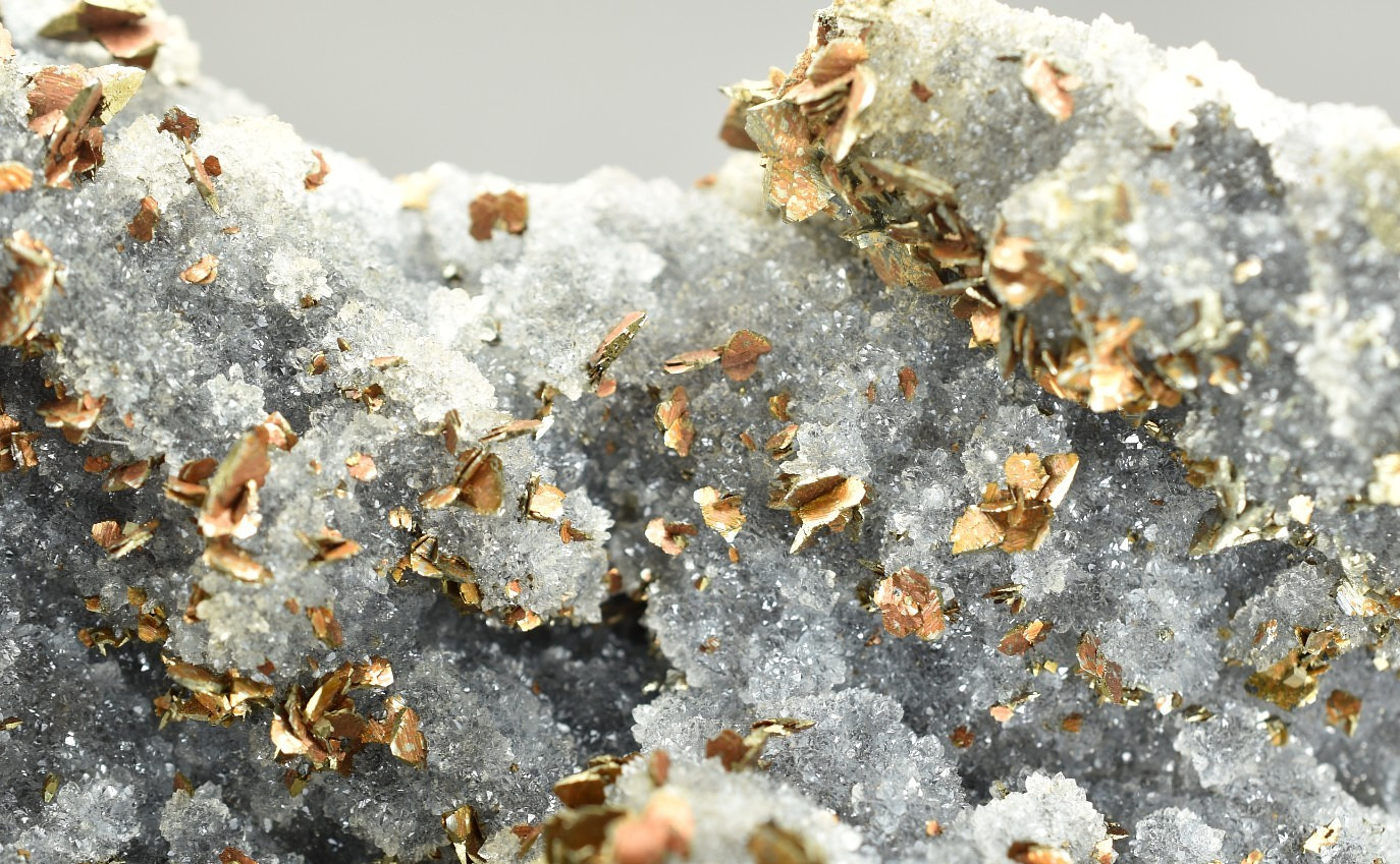 Marcasite on Quartz – Magmont Mine, Iron Co., Missouri