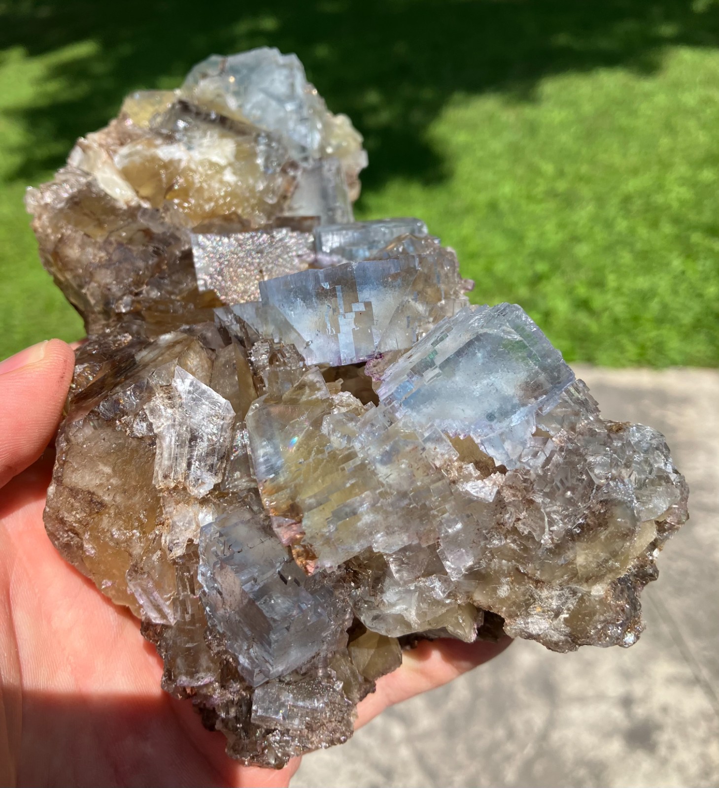 Blue Ice Large Illinois Fluorite Minerva No.1 Mine