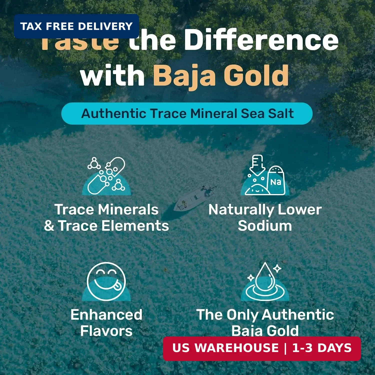 Baja Gold Signature Mineral Sea Salt – Recommended by Gary Brecka – Authentic Fi