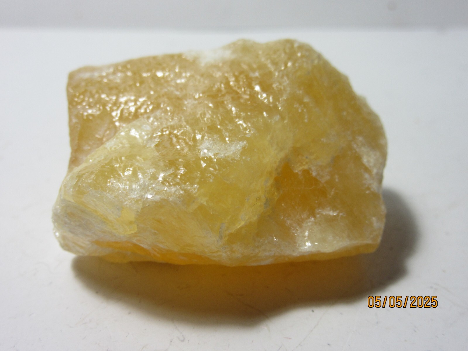 Orange Calcite Rough 1 5/8″ Mineral Collectible OCRMC-1s