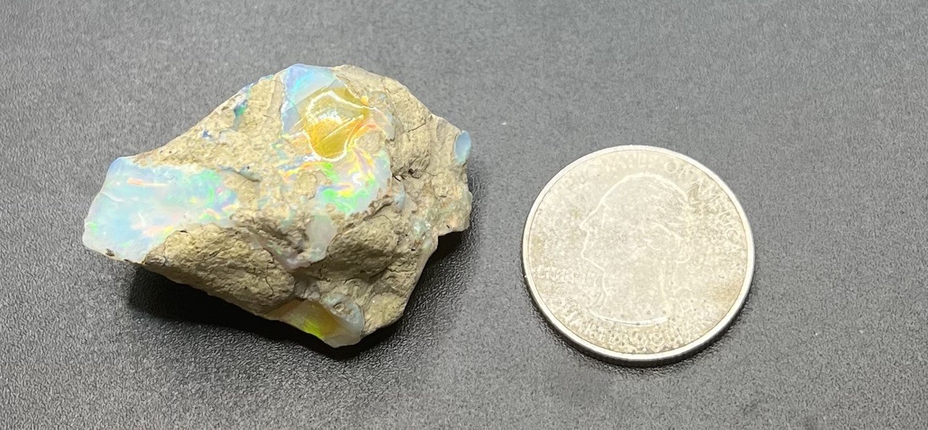 Ethiopian Welo Genuine Opal 14.5g Approx 1 1/2in AWESOME FLASHES