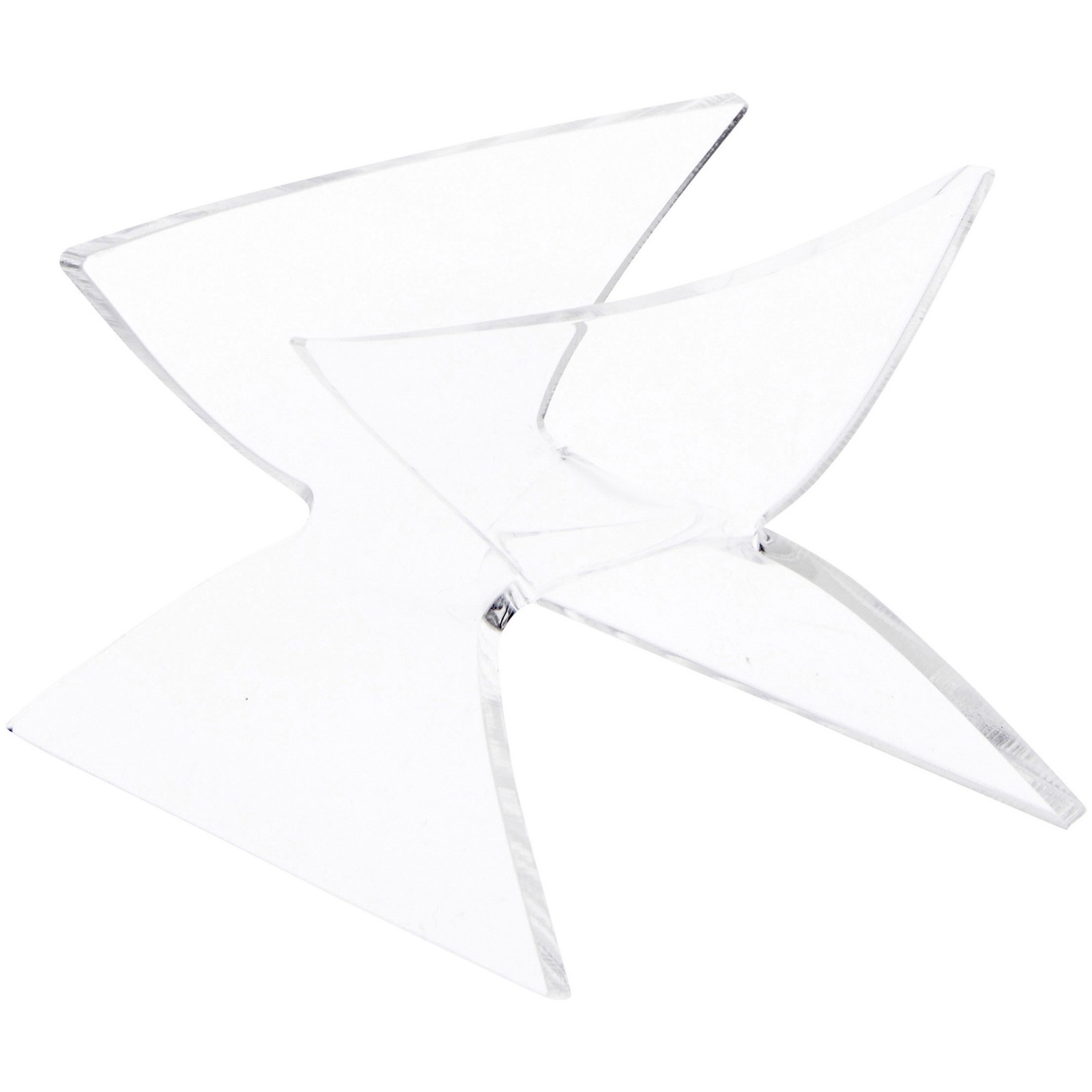 Plymor Clear Acrylic Nautilus Shell Holder Stand, 2.375″ H x 2.75″ W x 3.625″ D