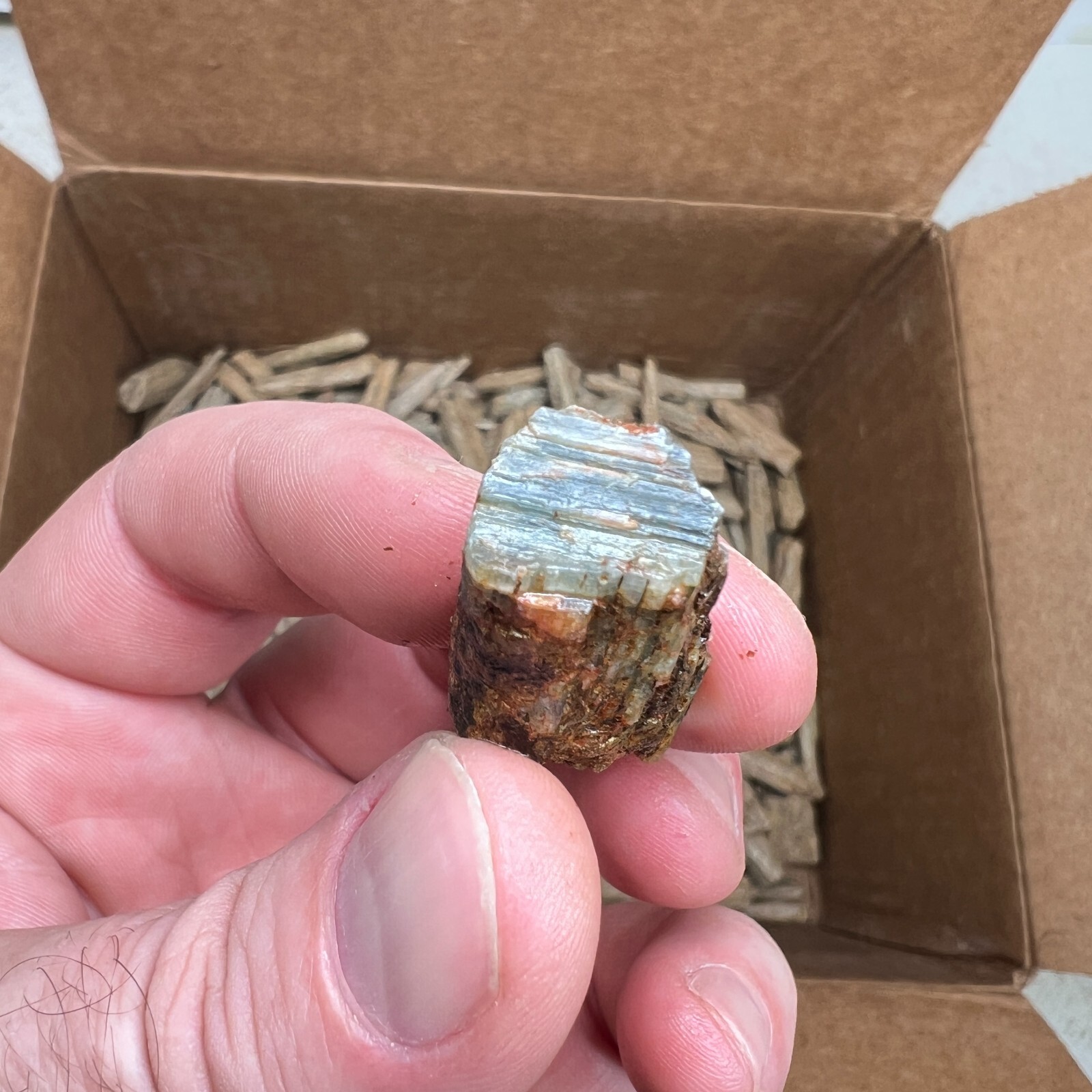 BLUE KYANITE ROUGH MIX LOT 4.0 LBS FROM AFRICA