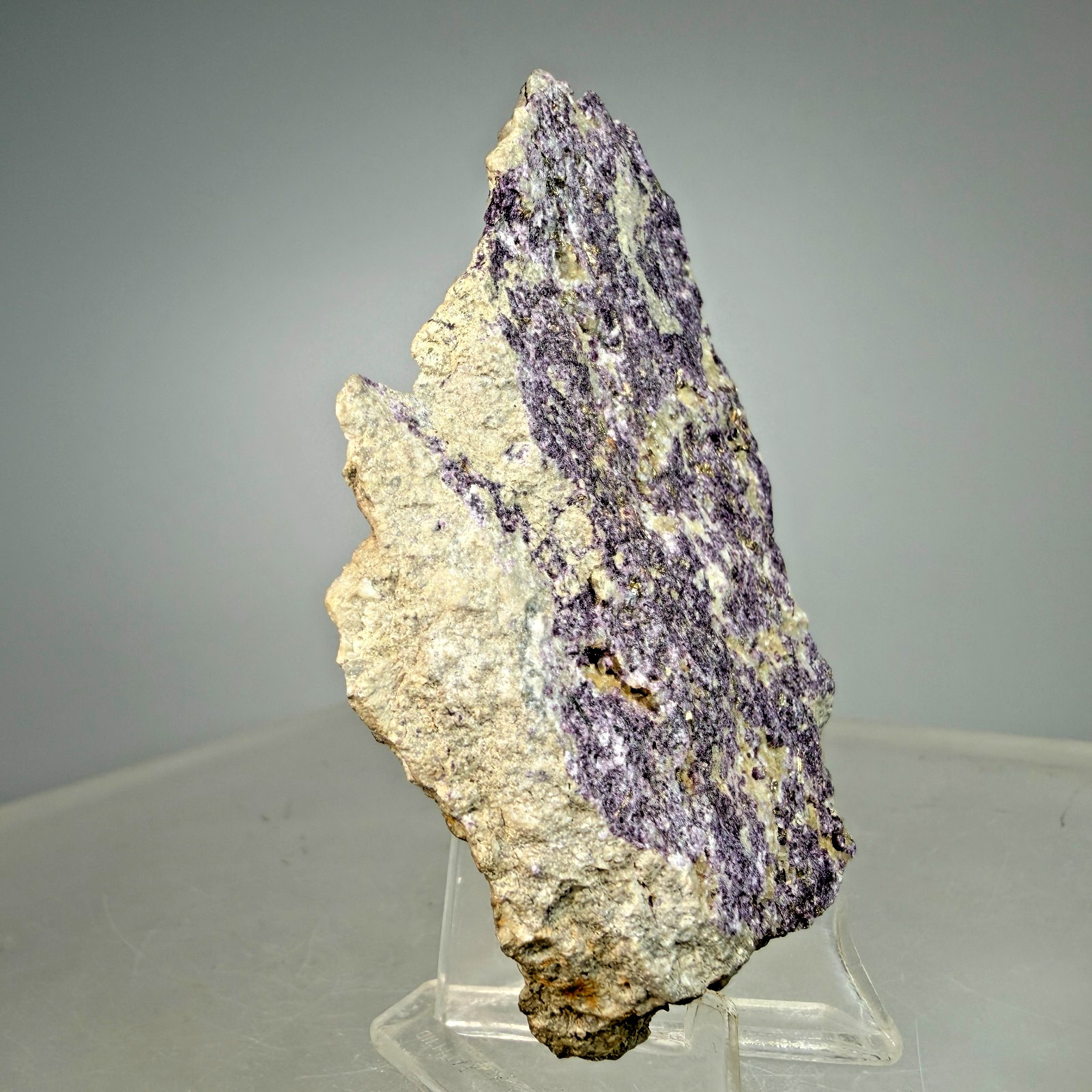 Fine Rich Calaverite on Fluorite: Blue Bird Mine, Cripple Creek, Colorado- Rare!