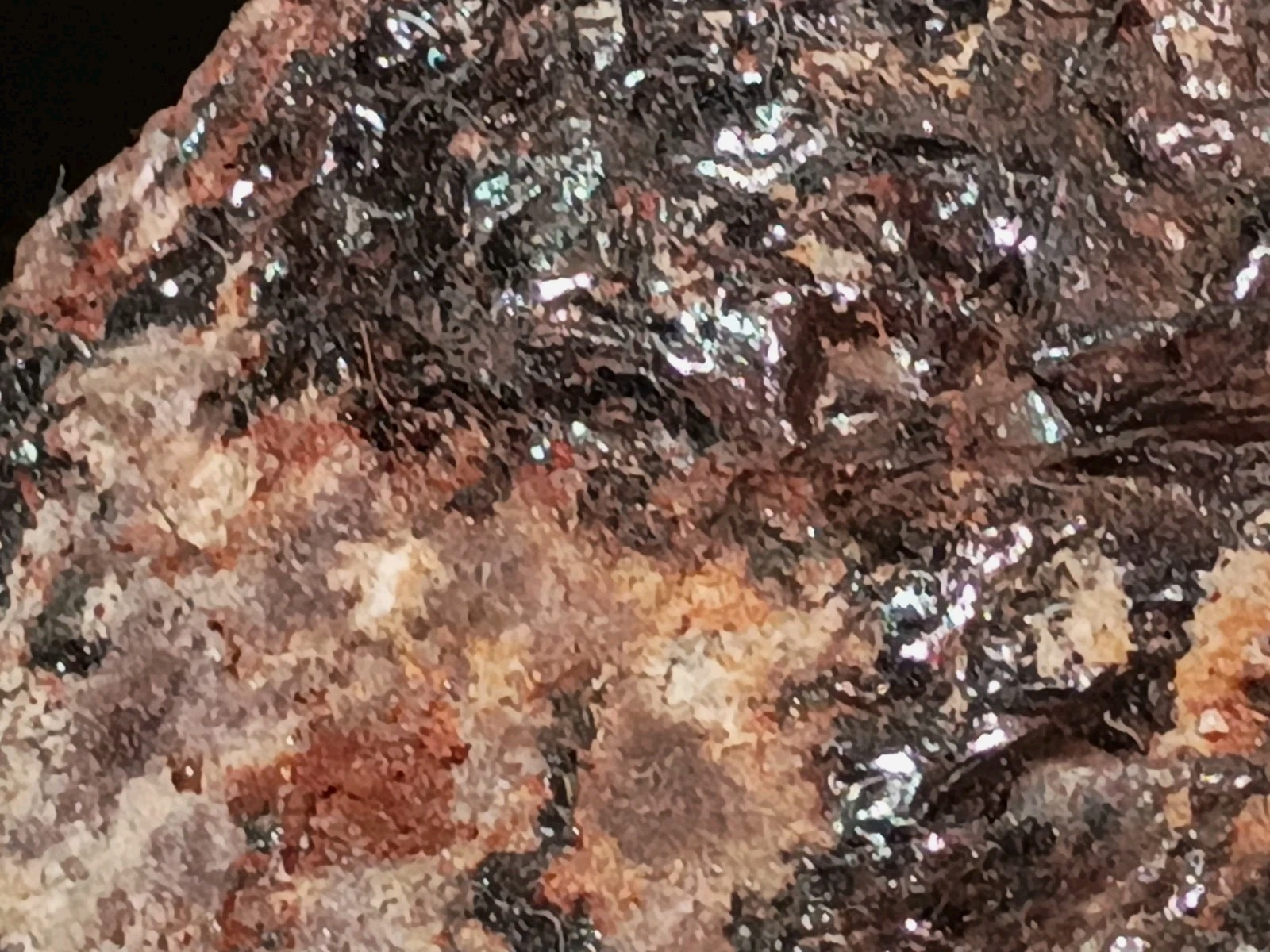 Massive 3.5lb Micaceous Specular Hematite Specimen Pilot Knob Missouri Rhyolite