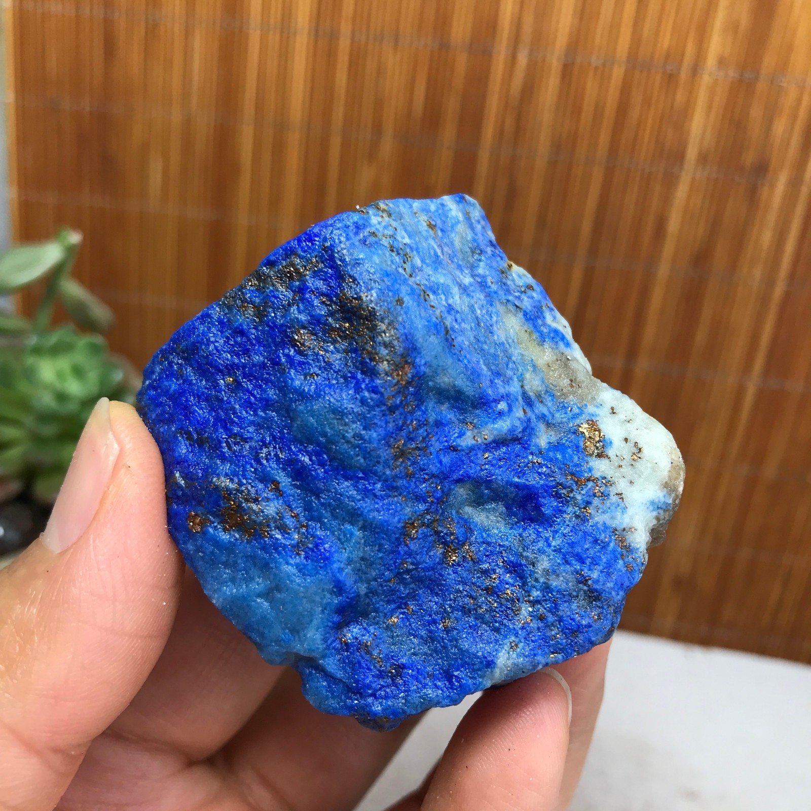 90g Natural lapis lazuli Crystal gemstone Rough Mineral Specimen healing A5475