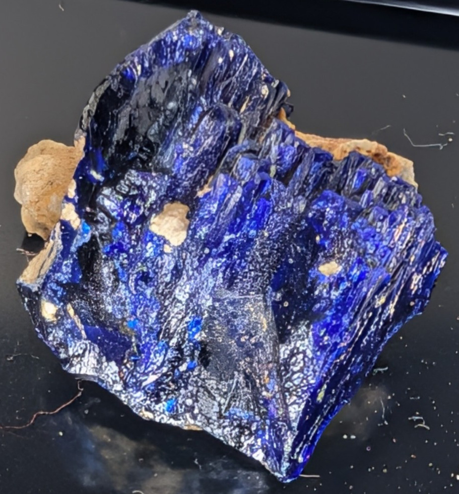 Azurite Specimen Lot of 2 Kerrouchene Khenifra & Jerada Provences Morocco