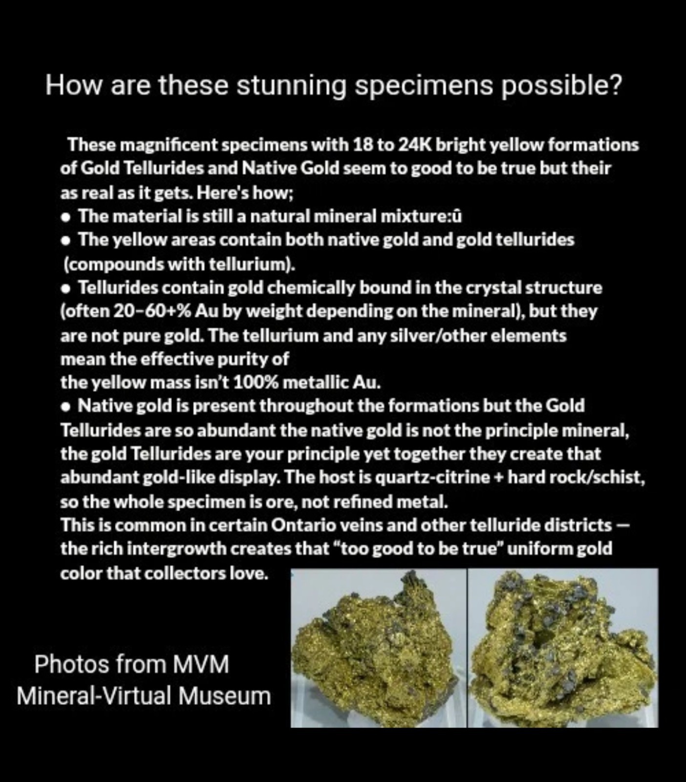Gold Ore Specimen Thumbnail 9.1g Big Chunks Gold Tellurides 166 20% Off Was $156