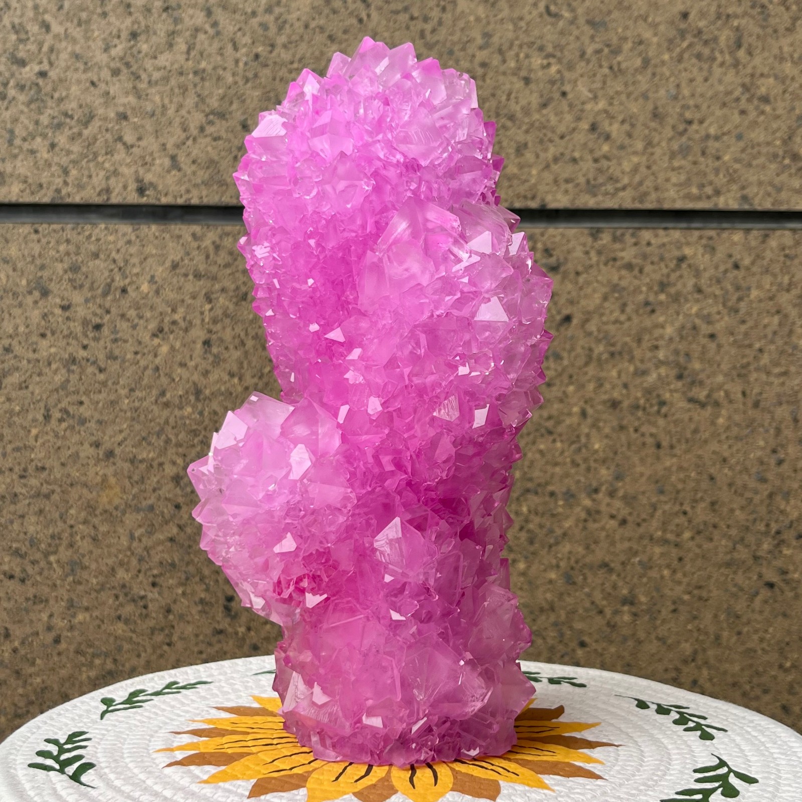 6.2 lb Alum Crystal Cluster Sharp Point Tower Formation Specimen