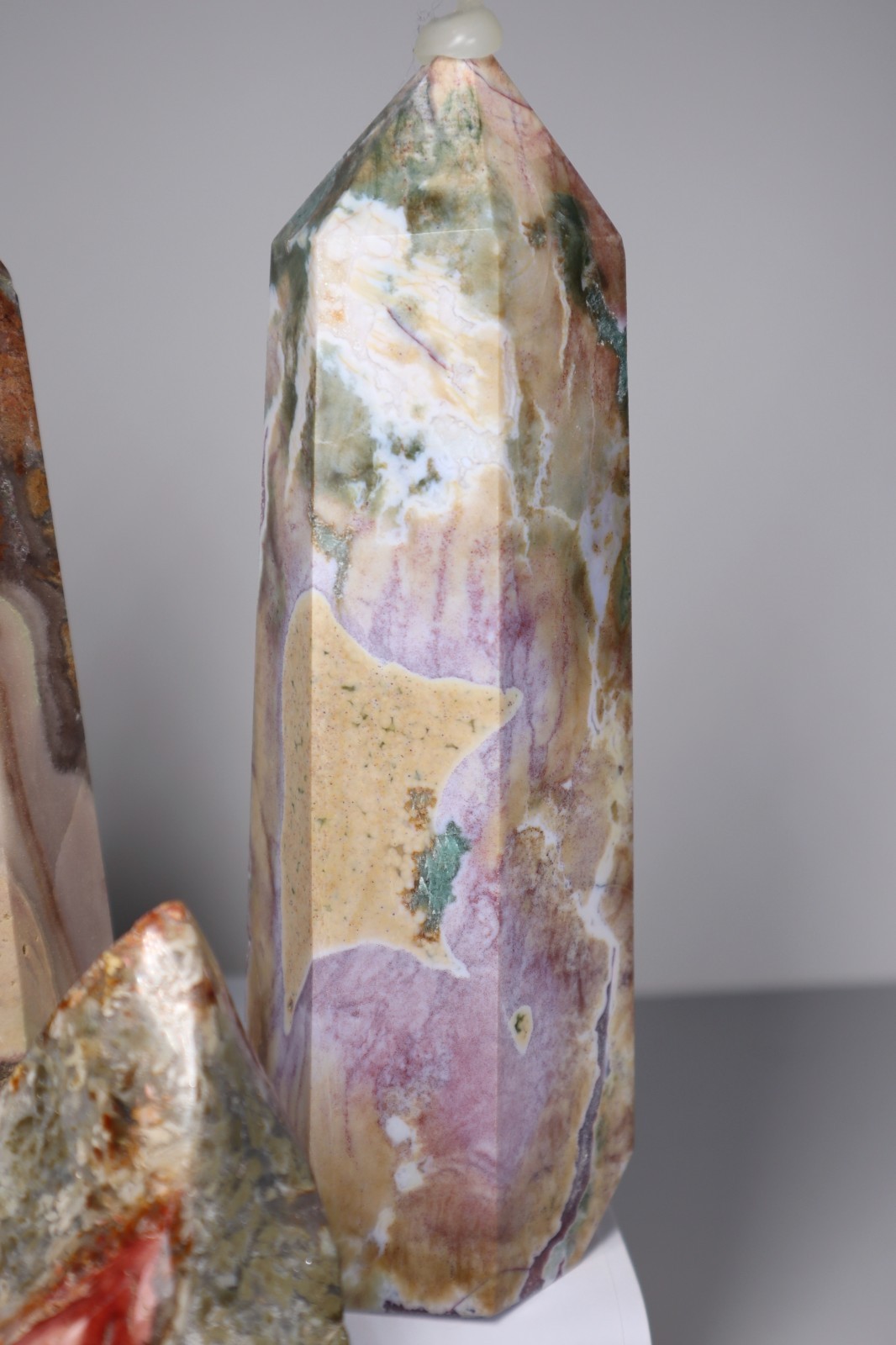 HUGE Polished JASPER CRYSTALS Collection – 12.5 lbs Mixed Sea Jasper Polychrome