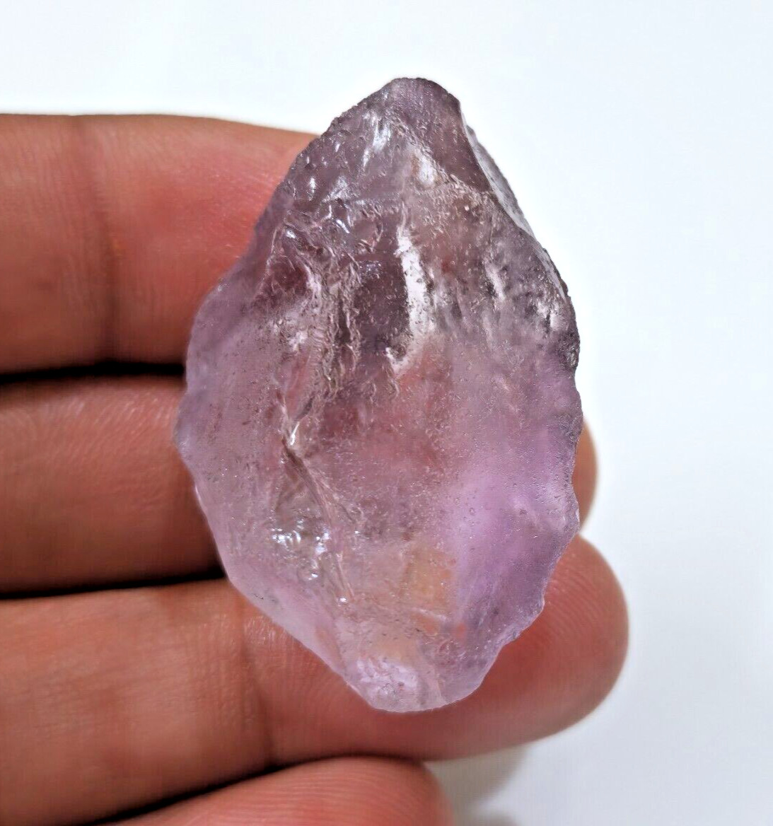 Magnificent Raw 115 Crt Pink Amethyst Unique Loose Gemstone For Making Jewelry