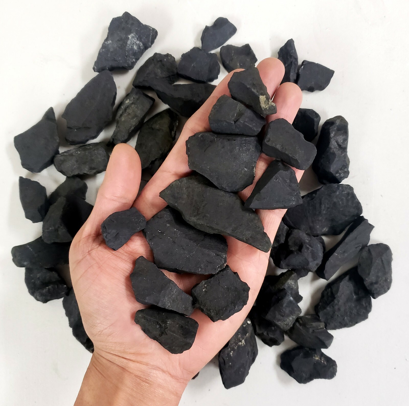 Raw Shungite Stones – Bulk Rough Stones from Russia – Healing Crystals Bulk