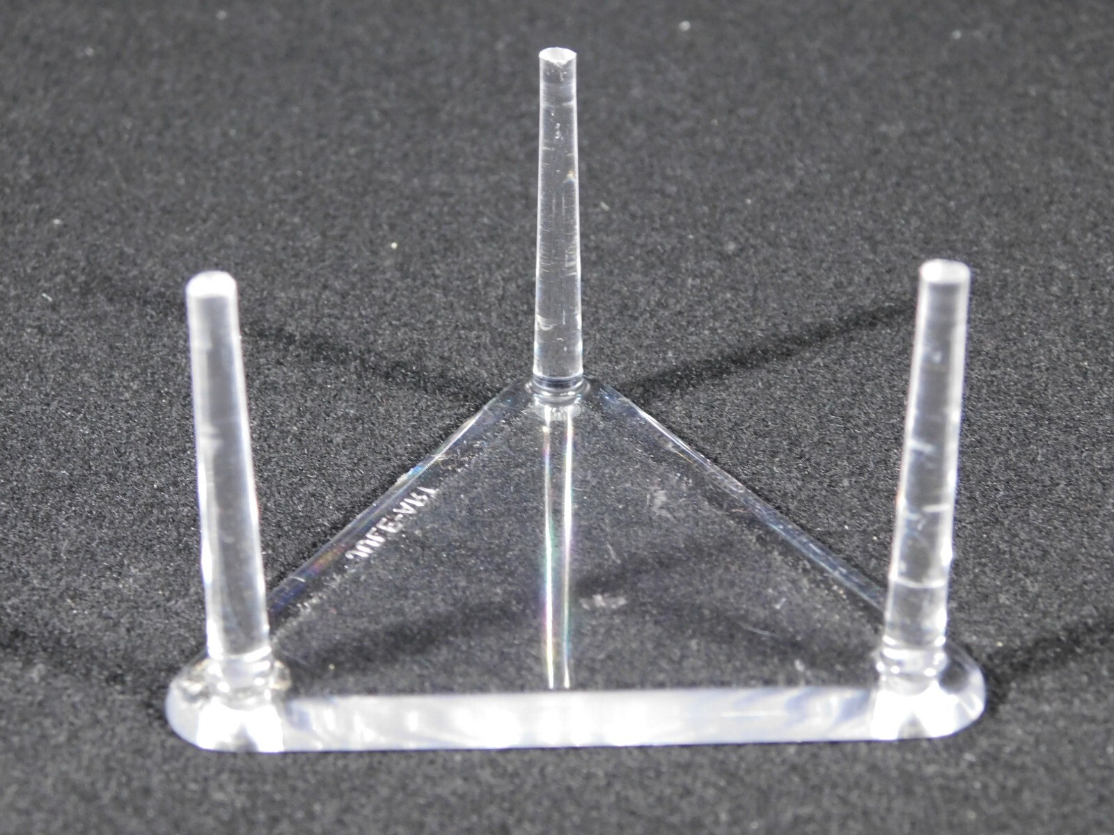 Display Stand Three Post Clear Lucite Medium Size