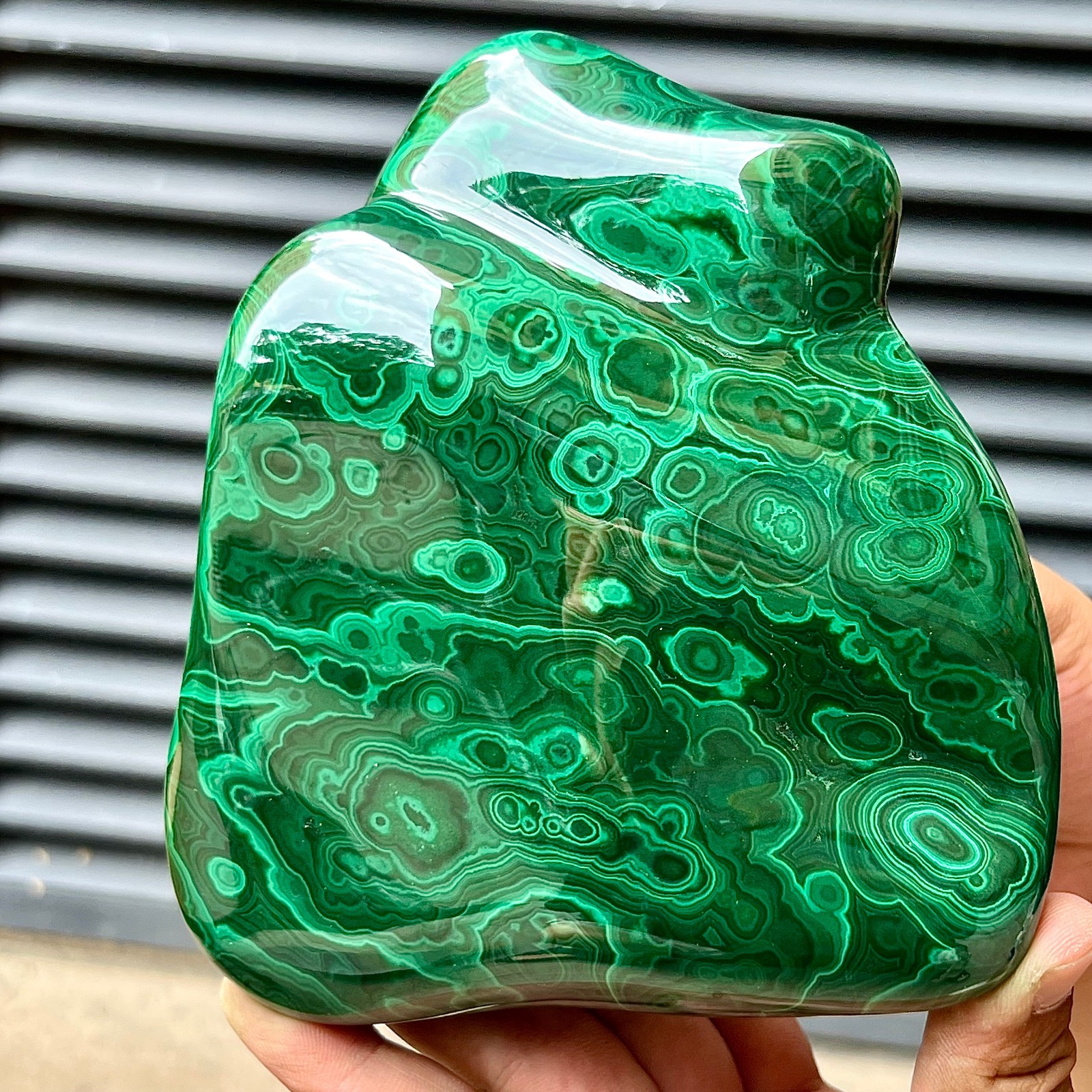 Malachite Polished Stone Natural Green Crystal Gemstone Reiki Chakra 4 lb