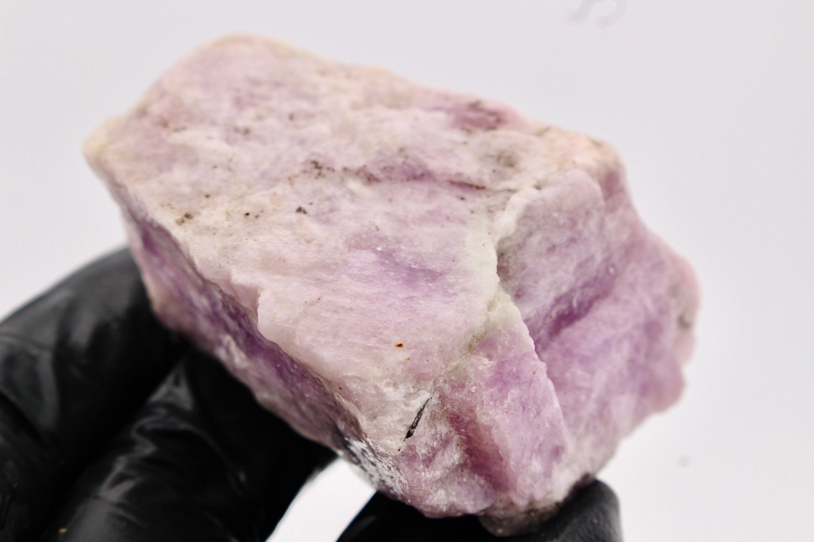 4oz UV ACTIVE Kunzite Nigeria Purple Lilac Raw Natural Rough Crystal Mineral
