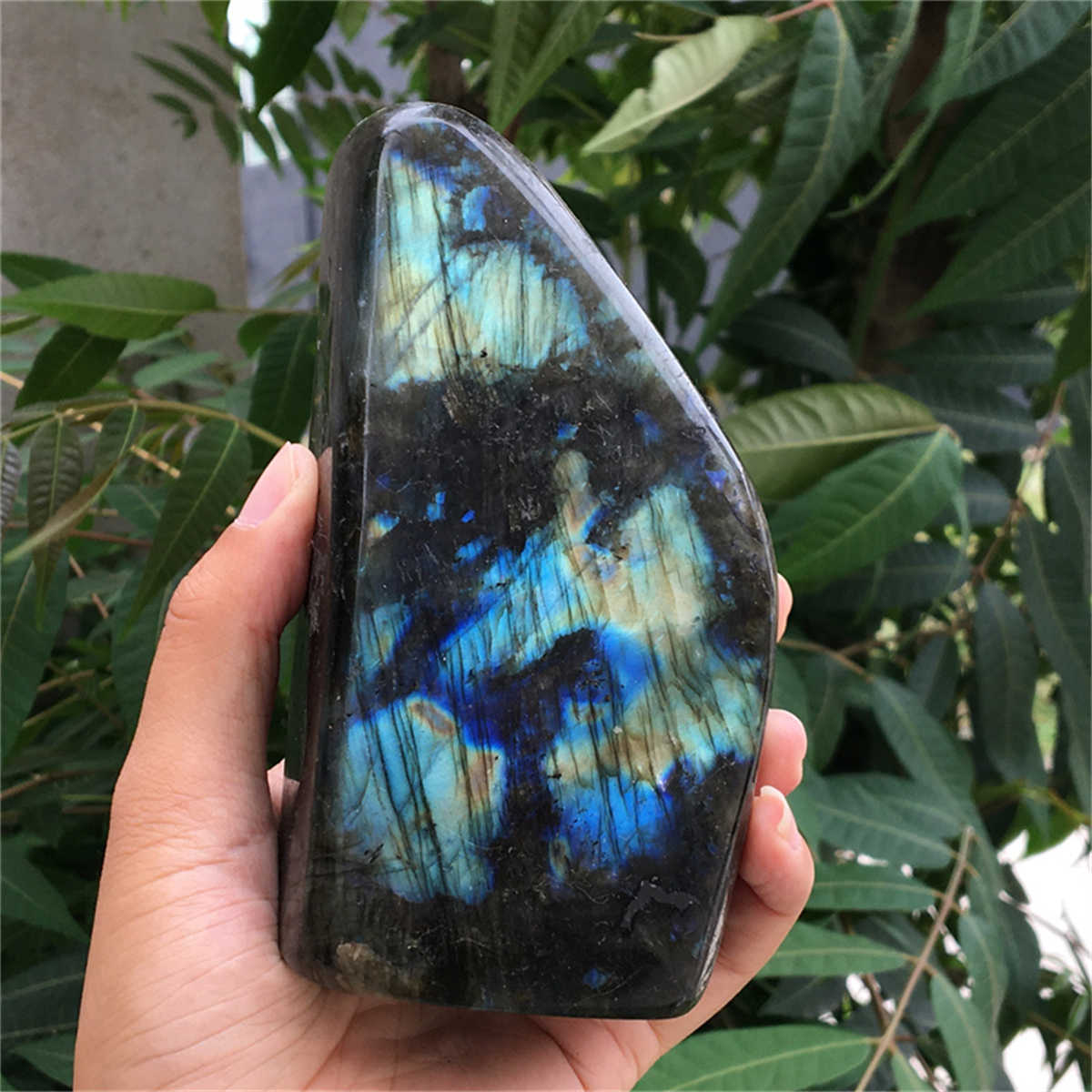 760g Natural Labradorite Mineral Quartz Crystal Mineral Reiki healing