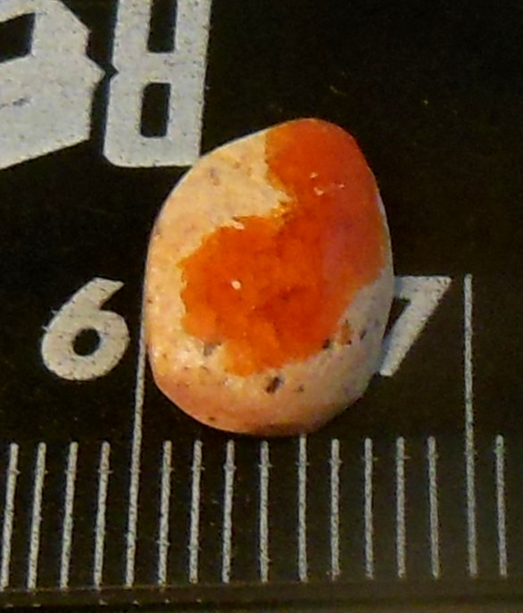 2.0ct Orange Mexican Fire Opal Double-Sided Freeform (see photos)