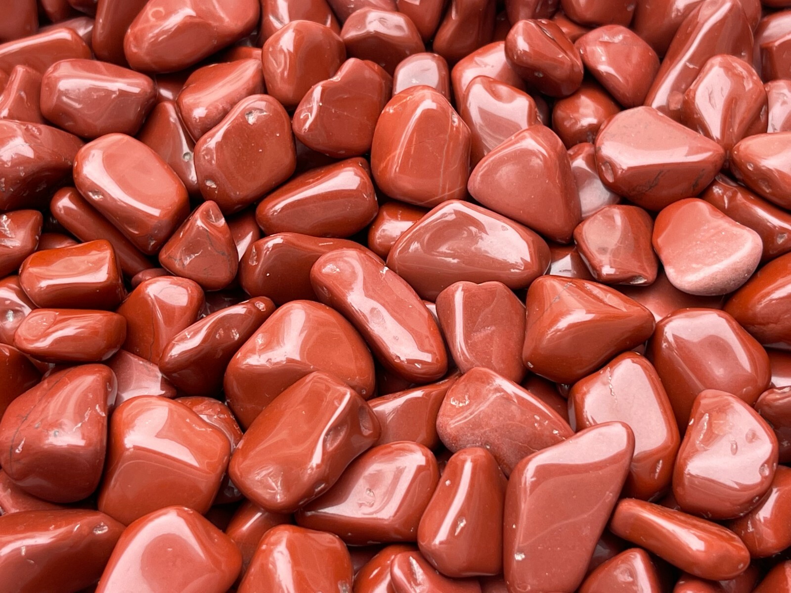Red Jasper Tumbled Stones, 0.5″-1″ S to M Size Tumbled Red Jasper, Pick A Weight